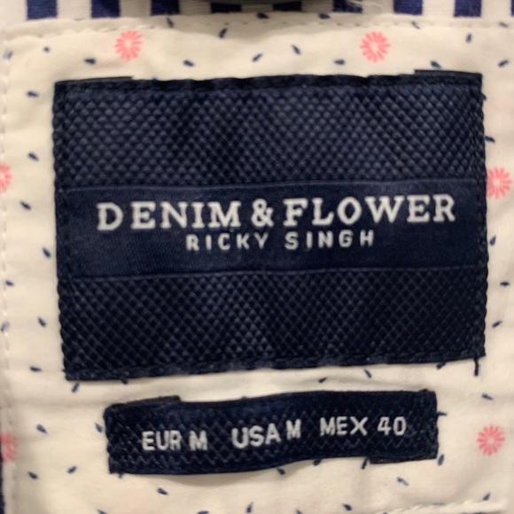 COPY - Denim & Flower Ricky Singh Flamingo Print Shirt - Picture 3 of 3